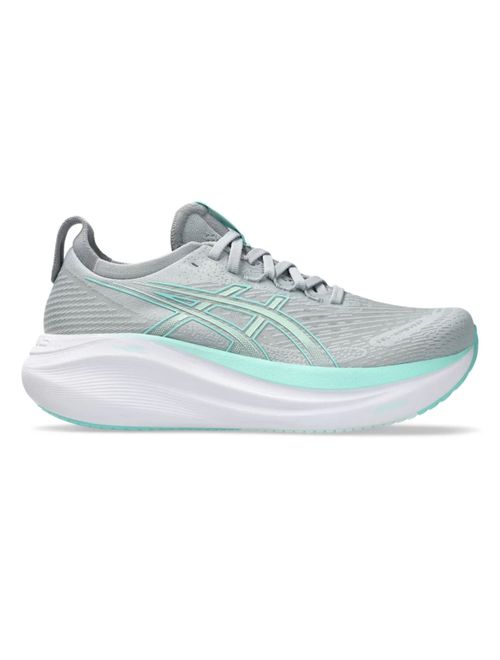 Tênis Asics Gel-Nimbus 27 Feminino - Cinza/Verde