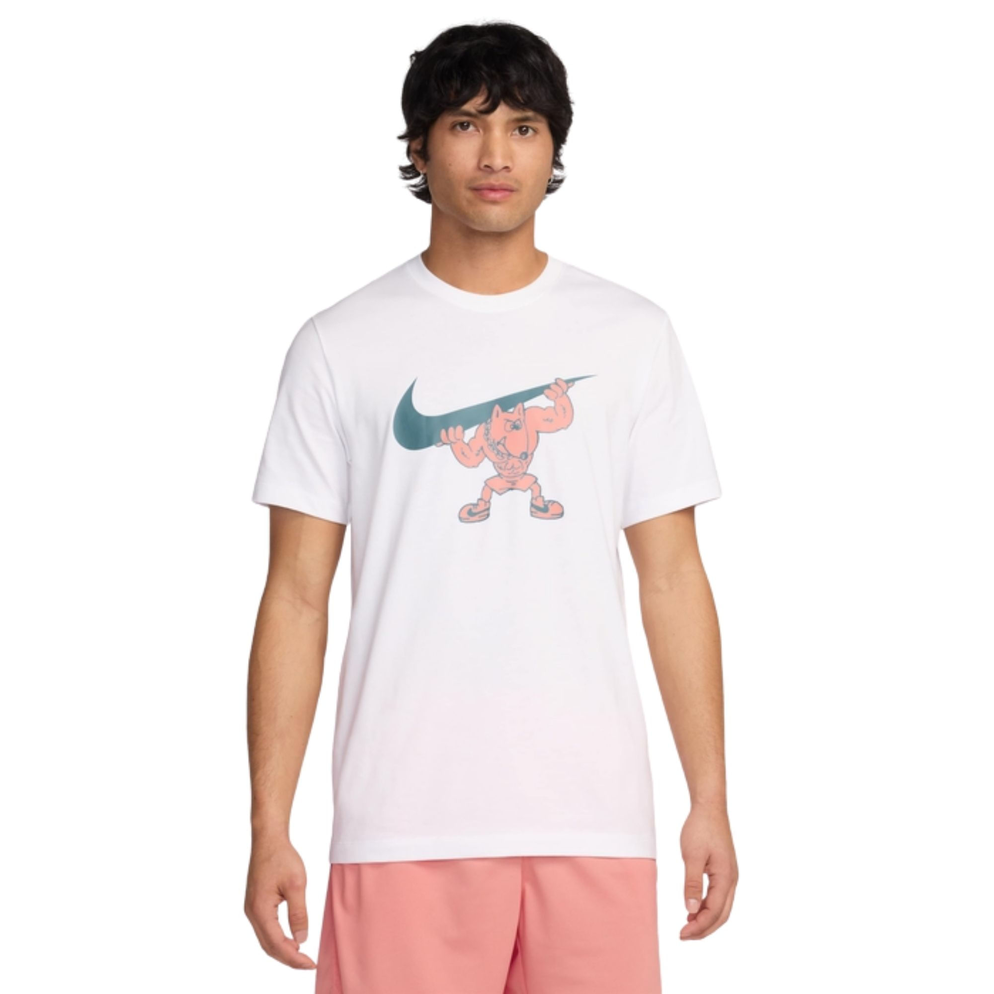 Camiseta Nike Tee Ikyky Gym Masculina - Branca