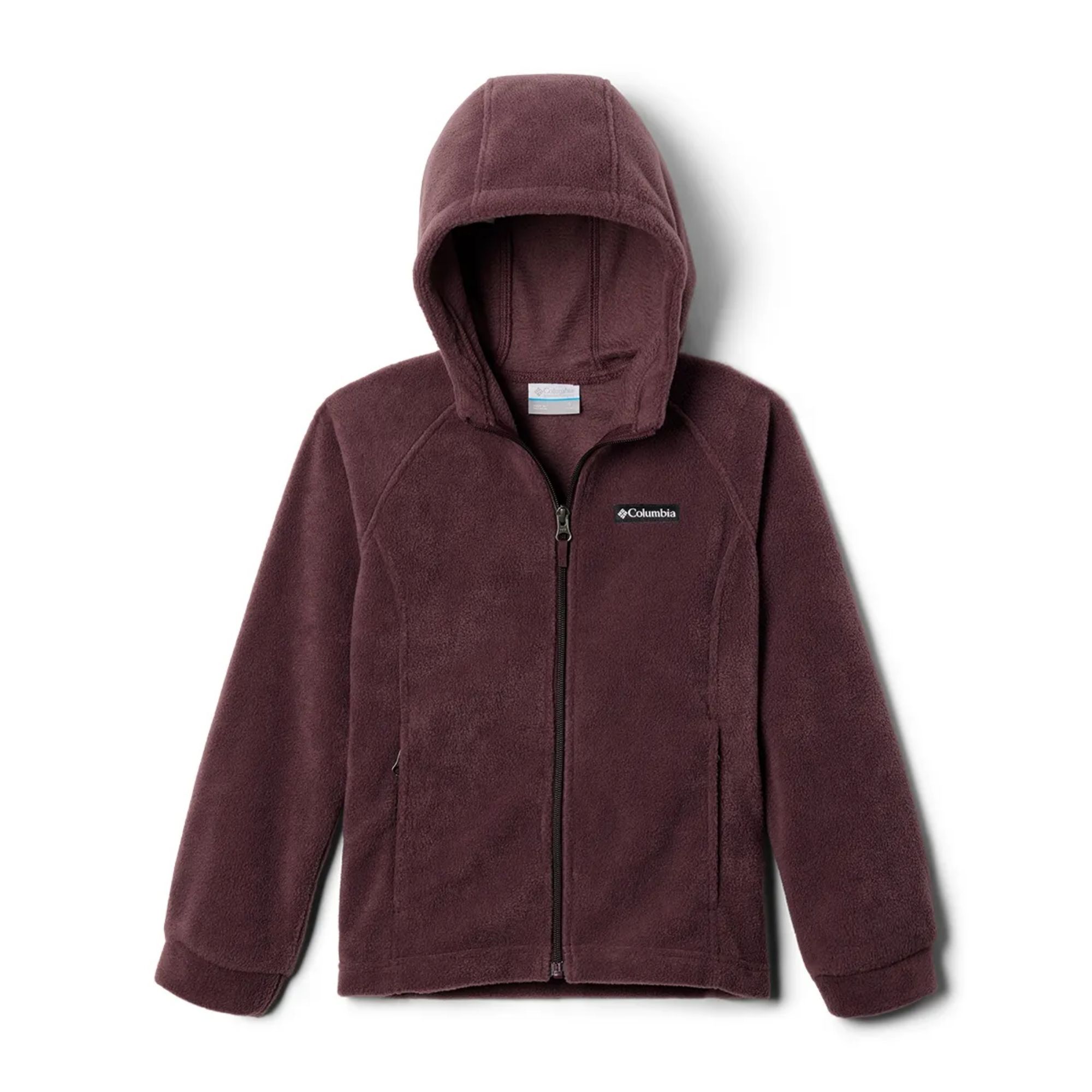 Jaqueta Com Capuz Columbia Fleece Benton II Hoodie Infantil - Bordô