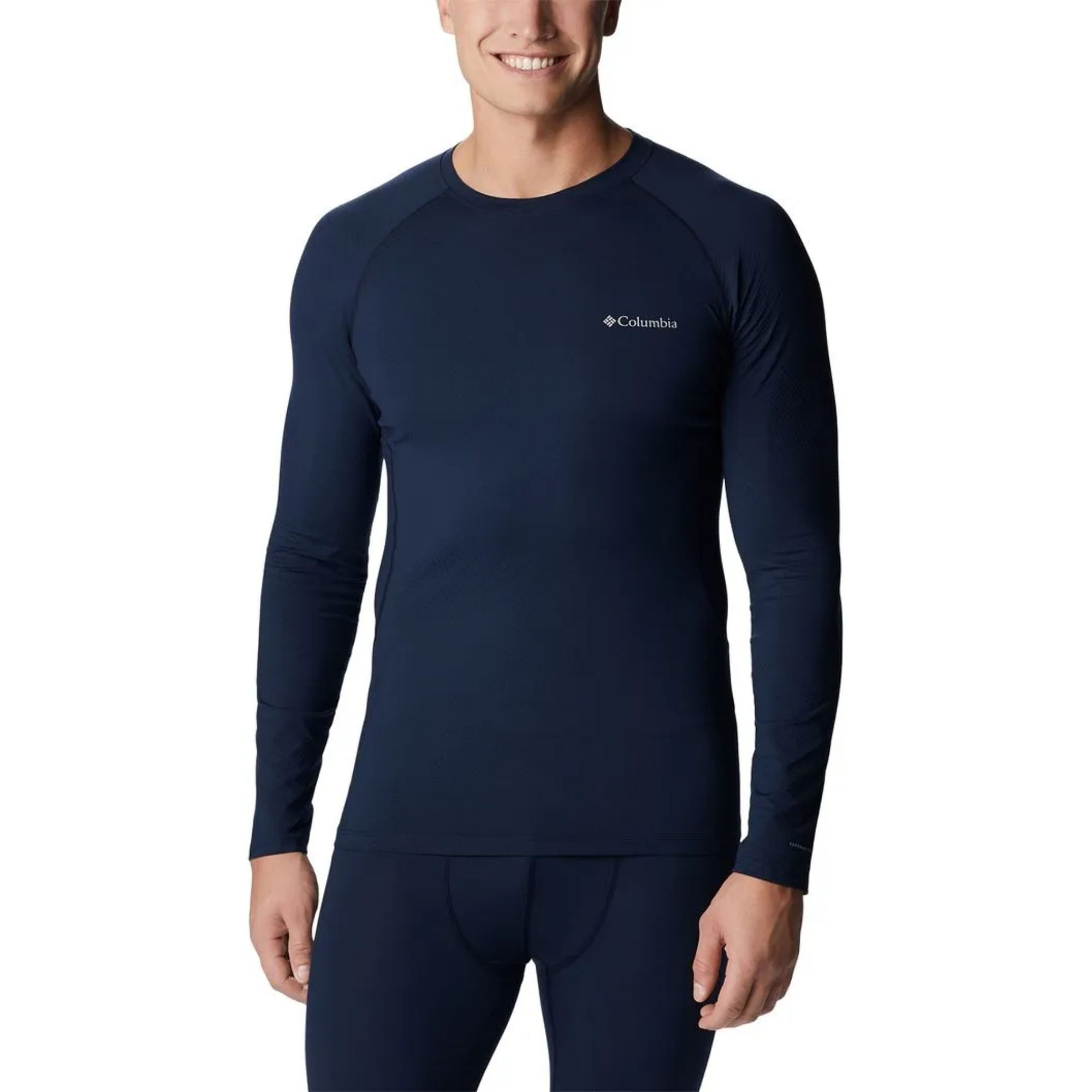 Camiseta Manga Longa Columbia Infinity Knit Masculina - Marinho