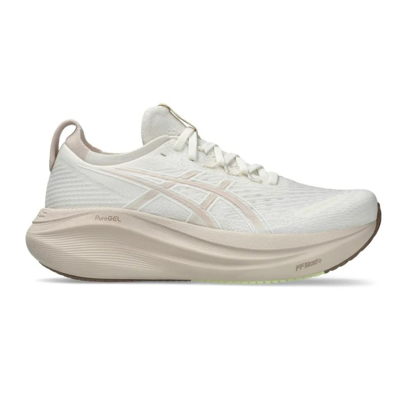 tenis-asics-gel-nimbus-27-feminino-bege