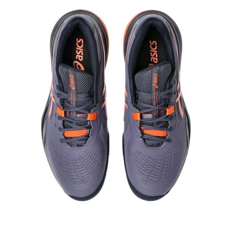 tenis-asics-gel-resolution-x-clay-masculino-roxo-laranja
