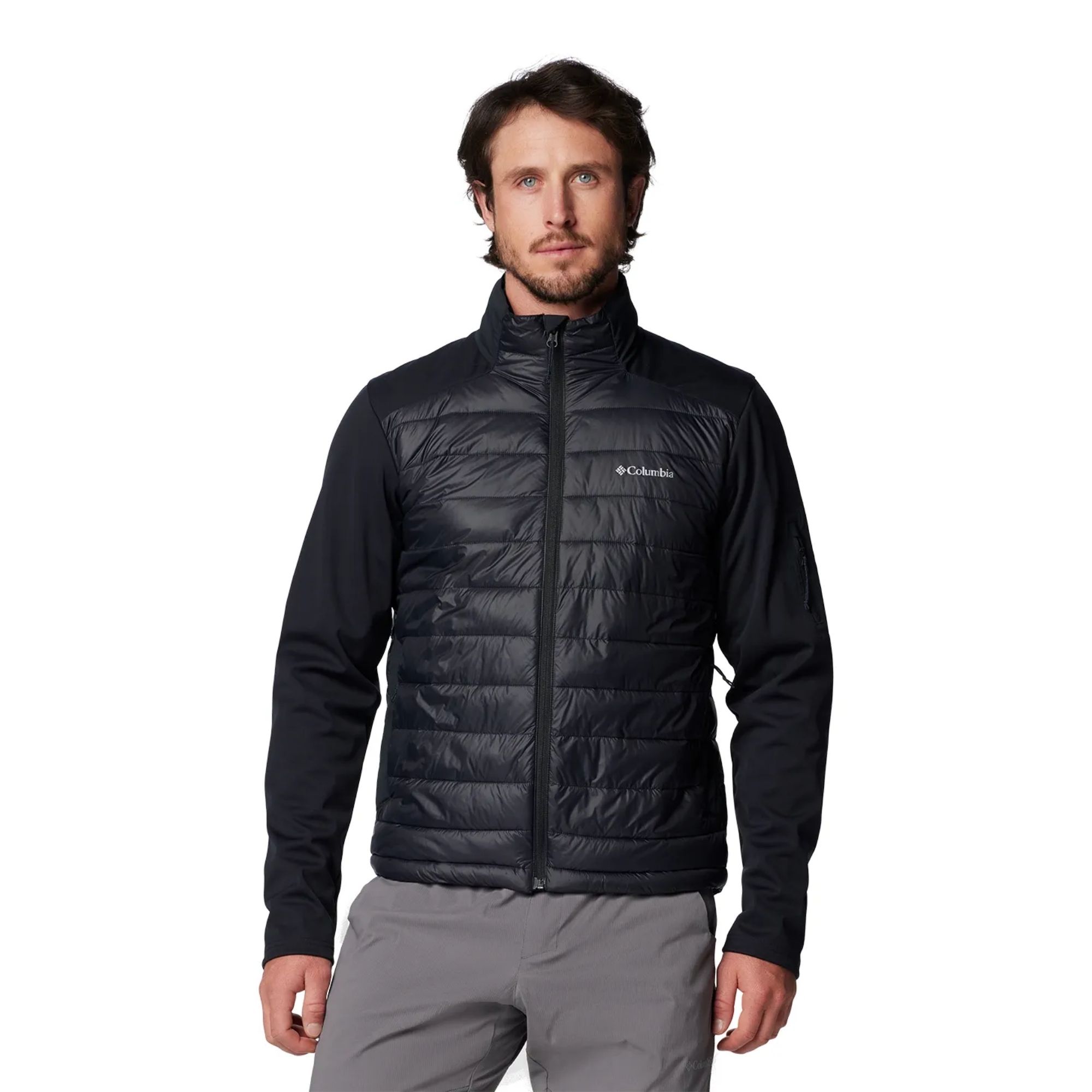 Jaqueta Columbia Tech Hybrid Softshell Masculina - Preta