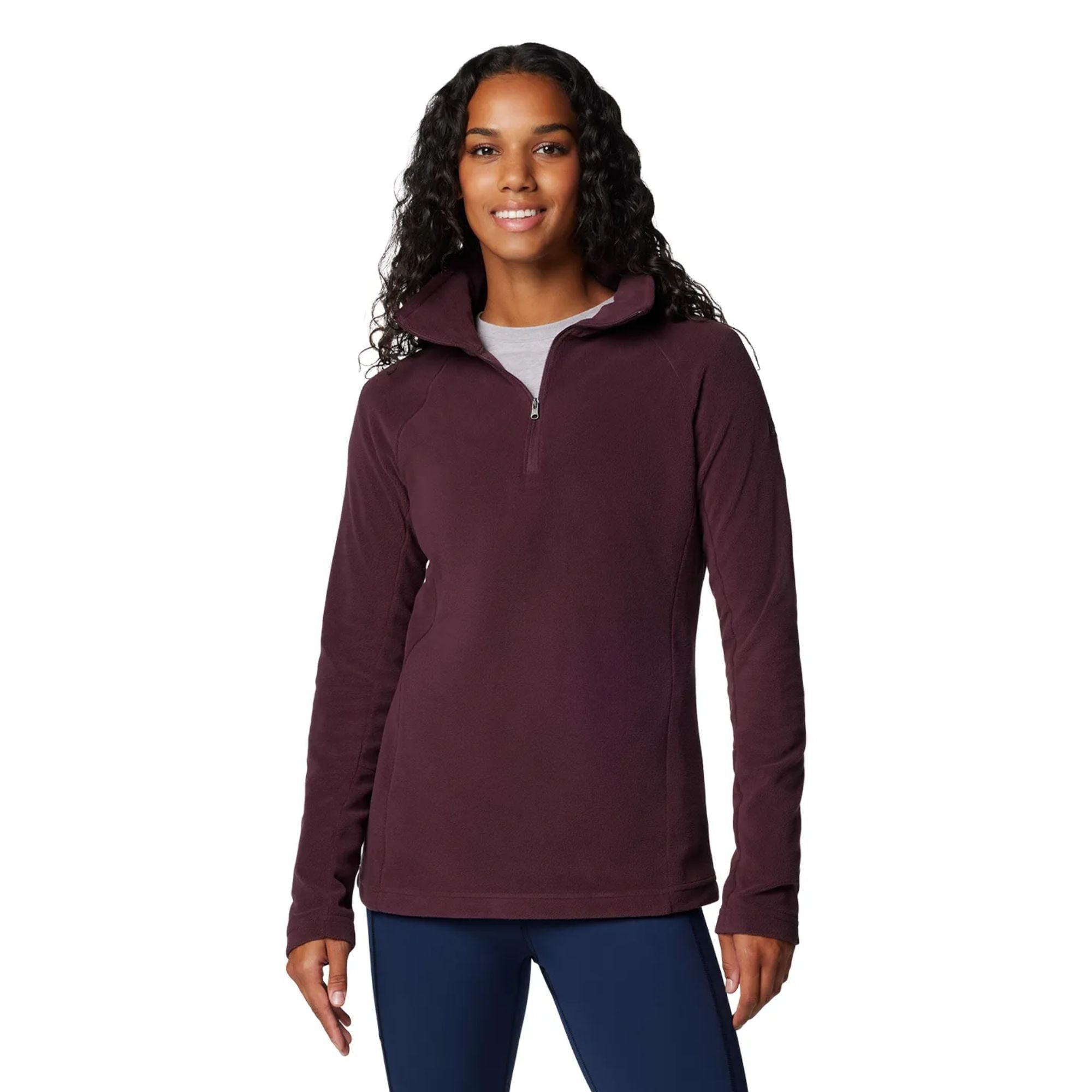 Blusão Columbia Fleece Glacial IV 1/2 Zip Feminino - Bordô