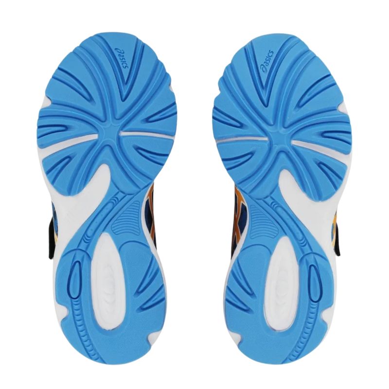 tenis-asics-fantasy-4-infantil-azul-amarelo