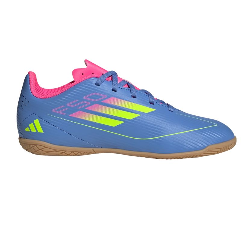 chuteira-futsal-adidas-f50-club-infantil-azul