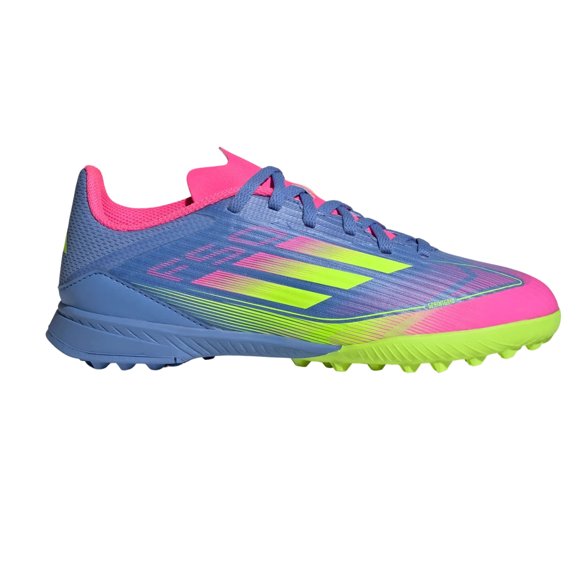 Chuteira Society Adidas F50 League Infantil - Azul