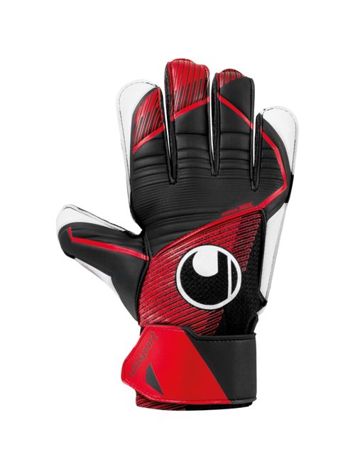 Luva Goleiro Uhlsport Powerline Starter Soft Unissex - Preto/Vermelho