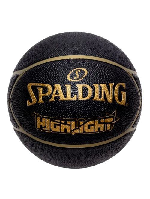 Bola de Basquete Spalding Highlight - Preto/Dourado