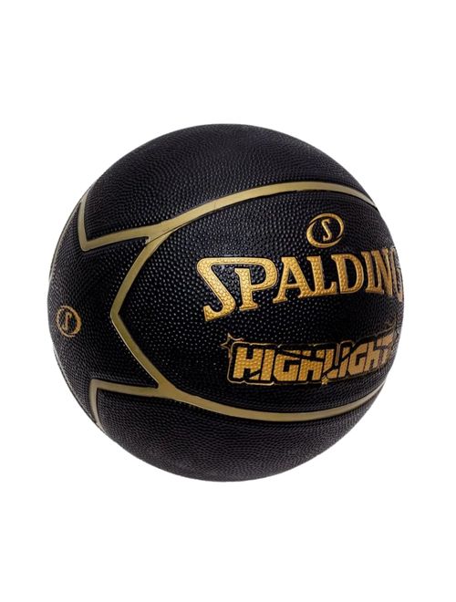 Bola de Basquete Spalding Highlight - Preto/Dourado
