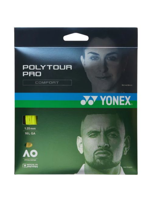 Corda para Raquete Yonex Poly Tour Pro 1.25 - Amarela