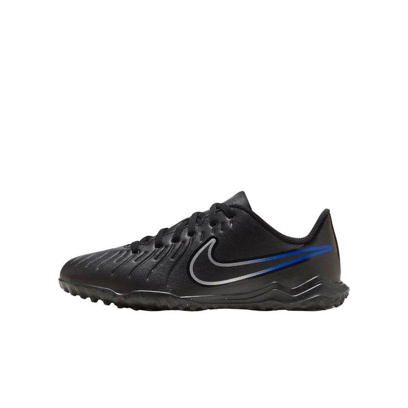 chuteira-society-nike-tiempo-10-club-infantil-preto