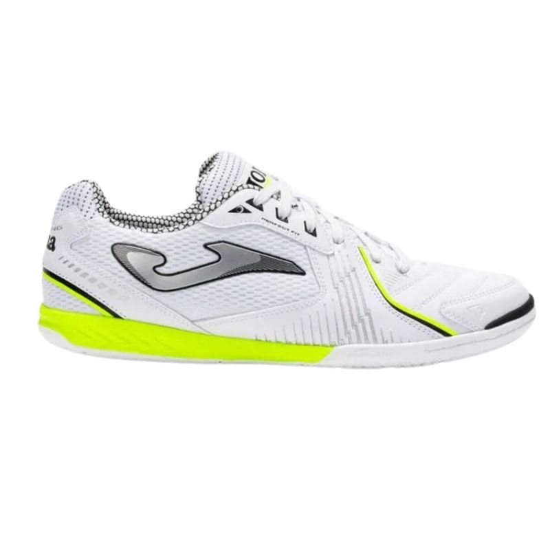 chuteira-futsal-joma-dribling-masculina-branco-amarelo