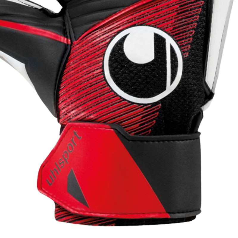 luva-goleiro-uhlsport-powerline-starter-soft-unissex-preto-vermelho
