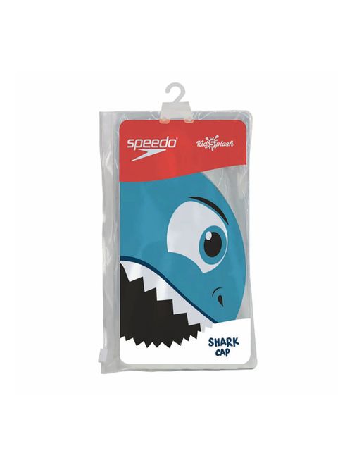 Touca De Natação Speedo Silicone Shark Infantil - Azul
