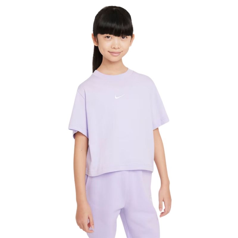 Camiseta-Nike-Sportswear-Infantil---Lilas