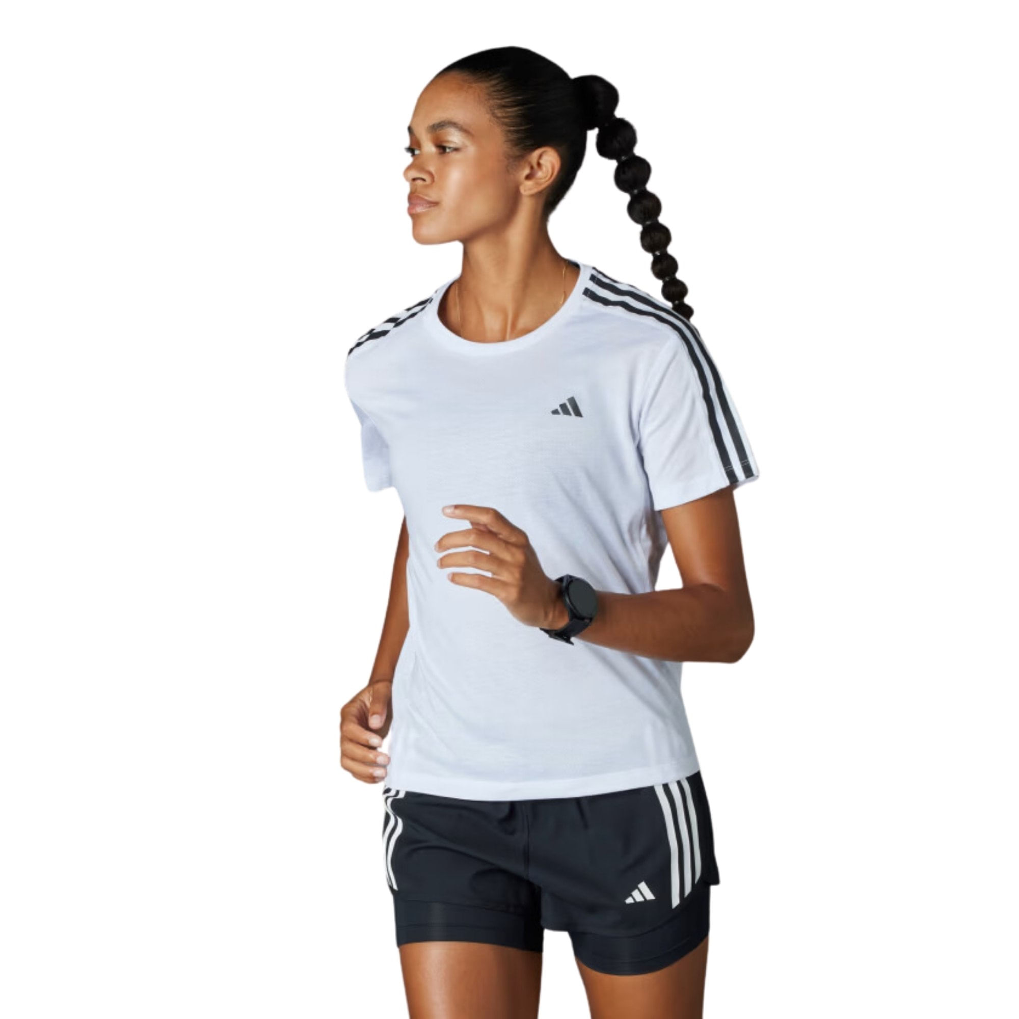 Camiseta Adidas Own The Run Feminino - Branca