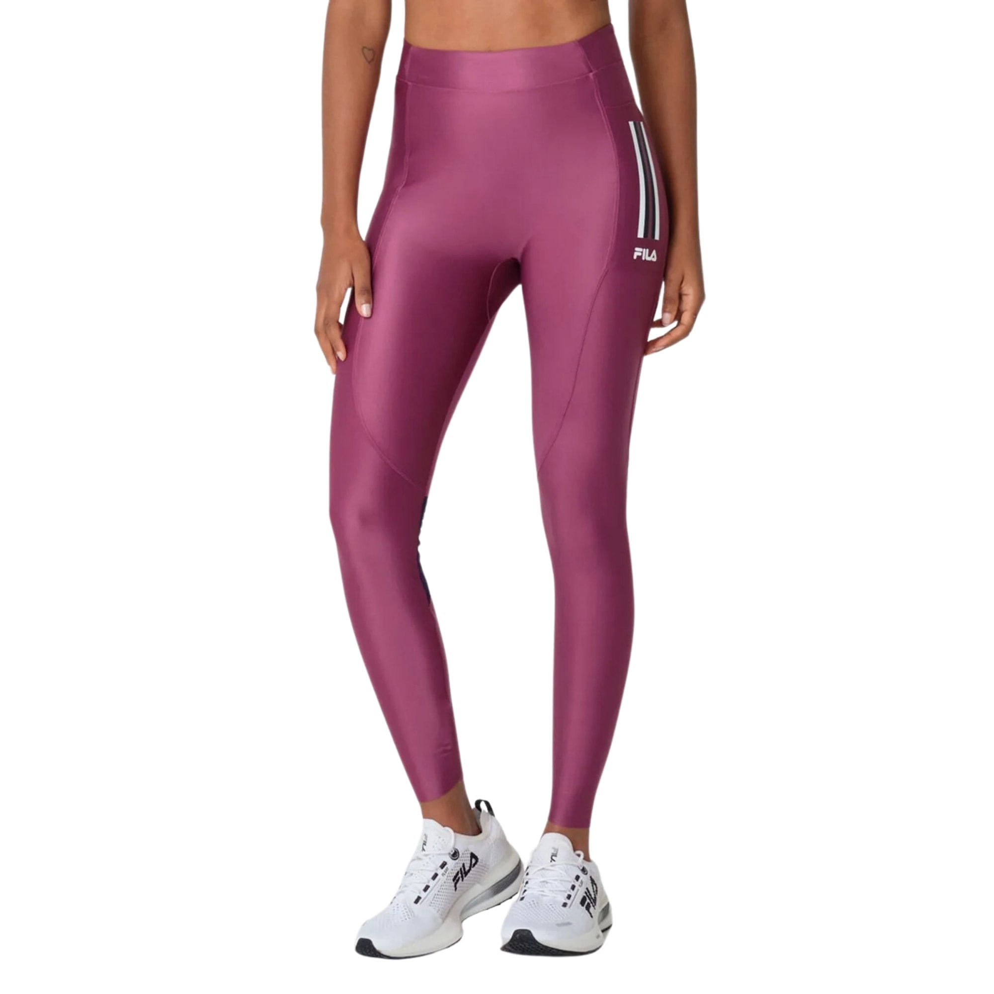 Calça Legging Fila Future Sports Flow Feminina - Vinho