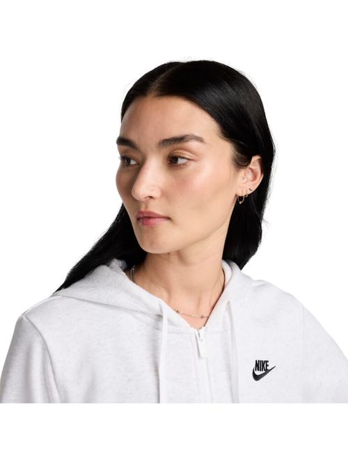 Jaqueta Nike Sportswear Club Fleece Feminina - Branca