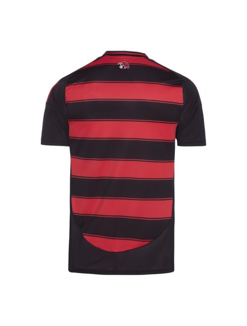 Camisa Flamengo I 25/26 Adidas Torcedor Masculina - Preta/Vermelha