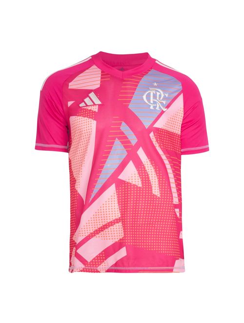 Camisa Flamengo II 25/26 Adidas Goleiro Masculina - Rosa