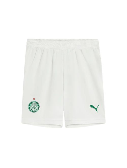 Calção Palmeiras I 25/26 Puma Torcedor Infantil - Branco