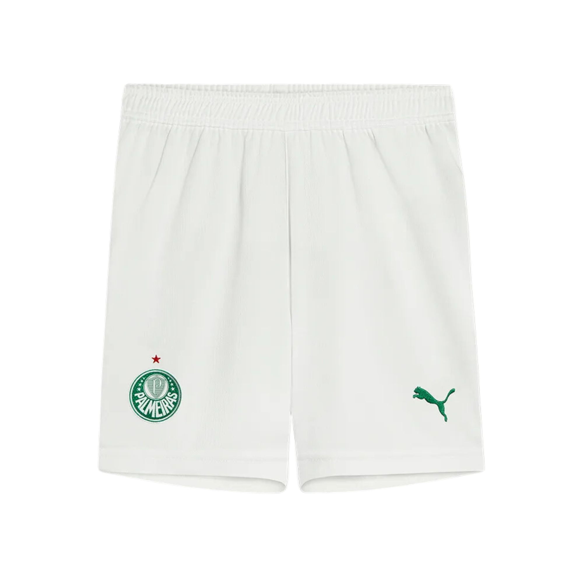 Calção Palmeiras I 25/26 Puma Torcedor Infantil - Branco
