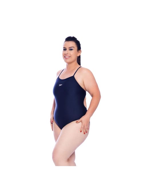 Maiô Speedo Skinny Feminino - Marinho