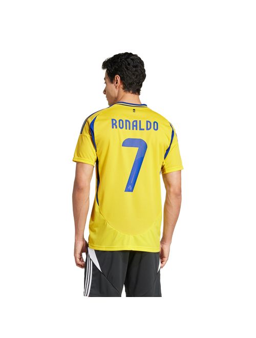 Camisa Al Nassr I 2024/25 Adidas Cristiano Ronaldo Torcedor Masculina - Amarela
