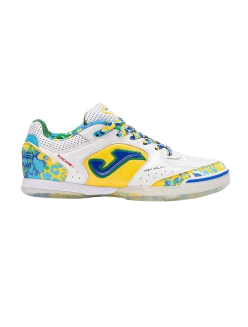 Chuteira Futsal Joma Top Flex Amandinha Feminina - Branca/Amarela