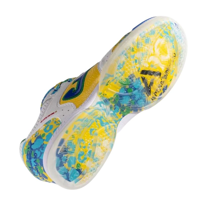 chuteira-futsal-joma-top-flex-amandinha-feminina-branca-amarela