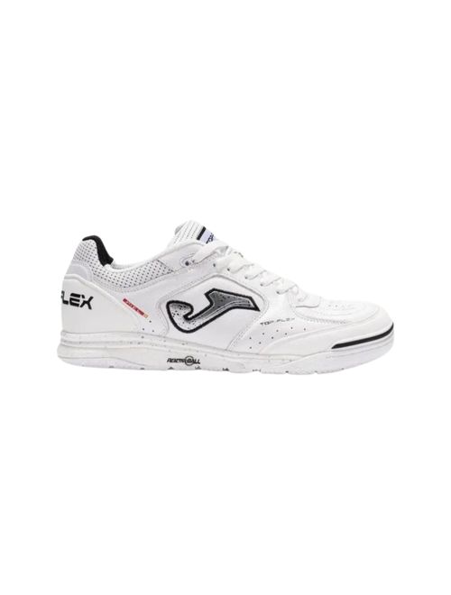 Chuteira Futsal Joma Top Flex Rebound Masculina - Branca/Prata