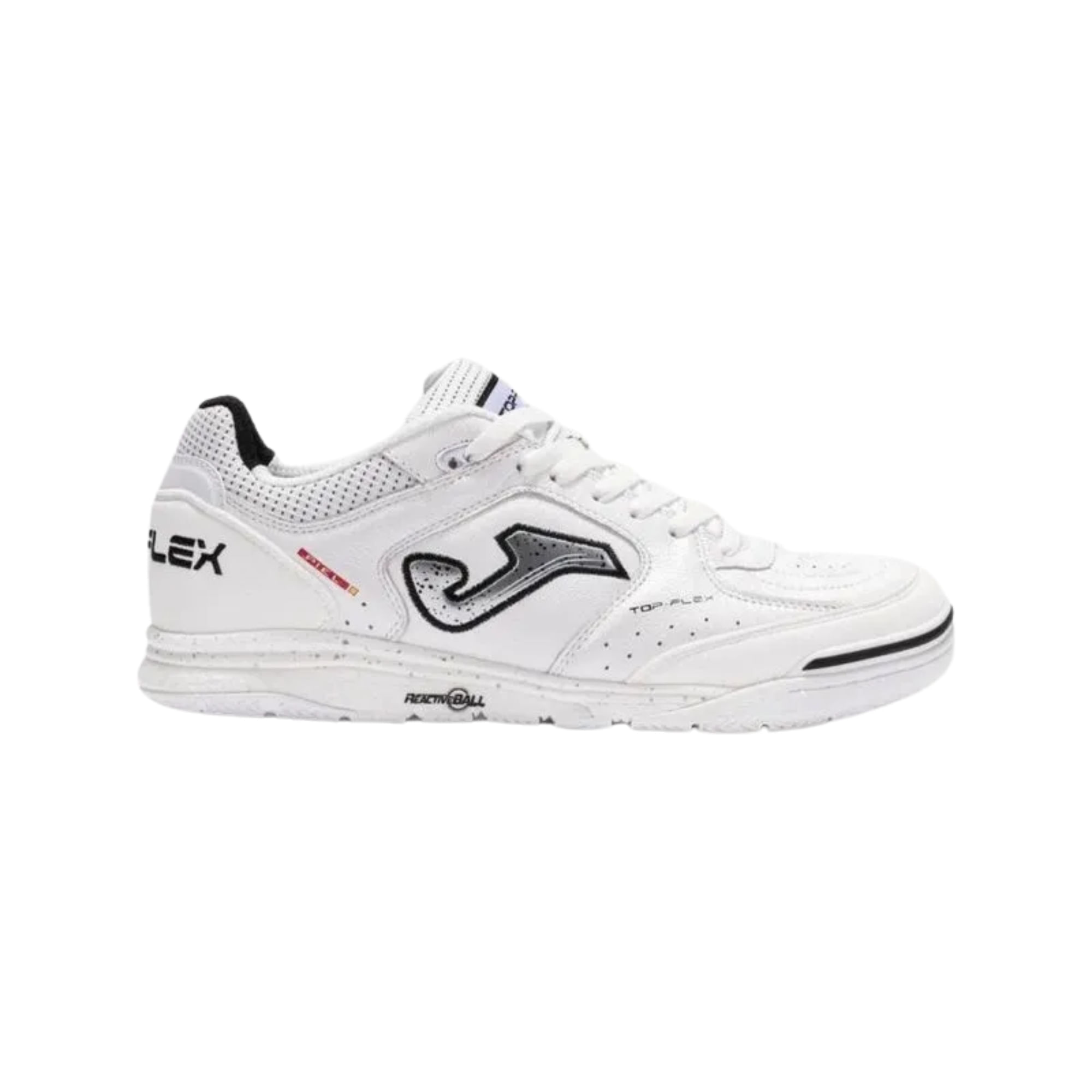 Chuteira Futsal Joma Top Flex Rebound Masculina - Branca/Prata