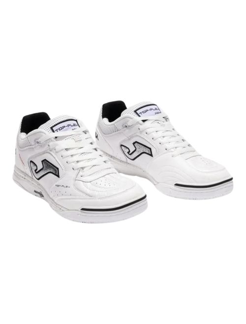 Chuteira Futsal Joma Top Flex Rebound Masculina - Branca/Prata