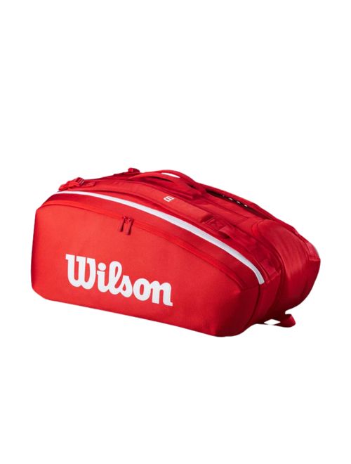 Raqueteira Wilson Super Tour 15 - Vermelho