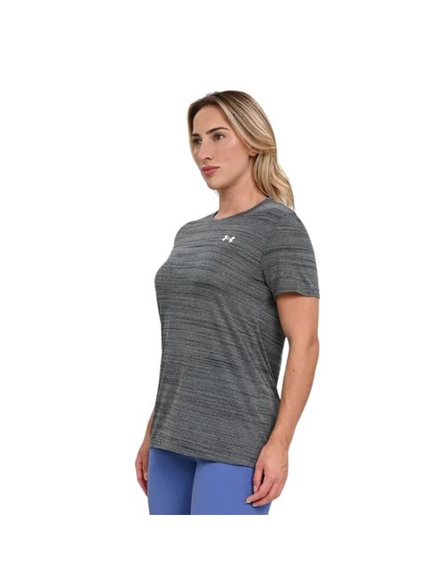 Camiseta Under Armour Tech Tiger Feminina - Cinza