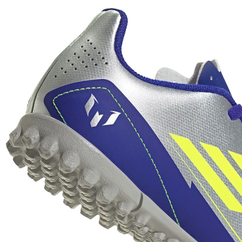 chuteira-society-adidas-f50-club-messi-infantil-prata-azul