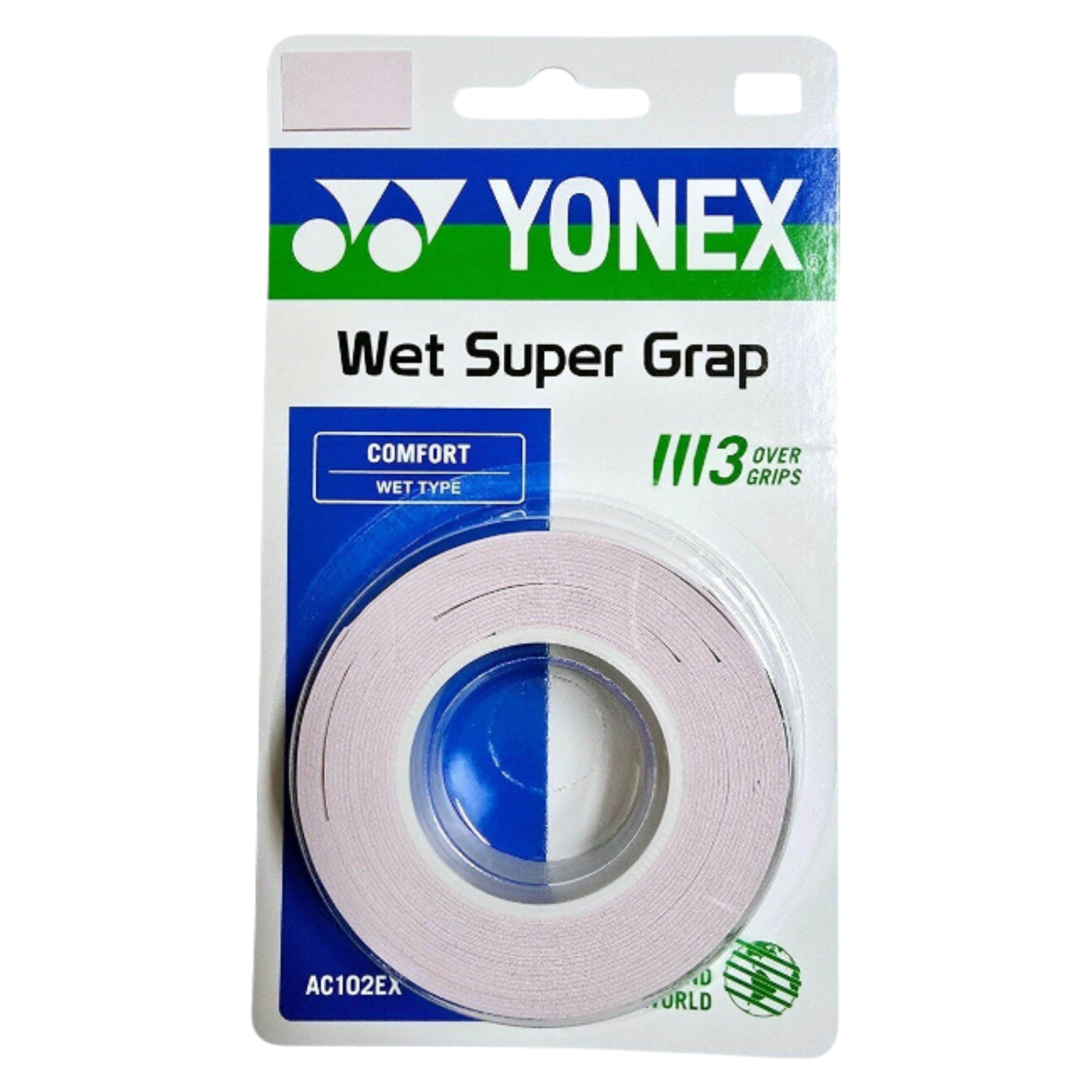 Overgrip Yonex Super Grap 3un - Rosa