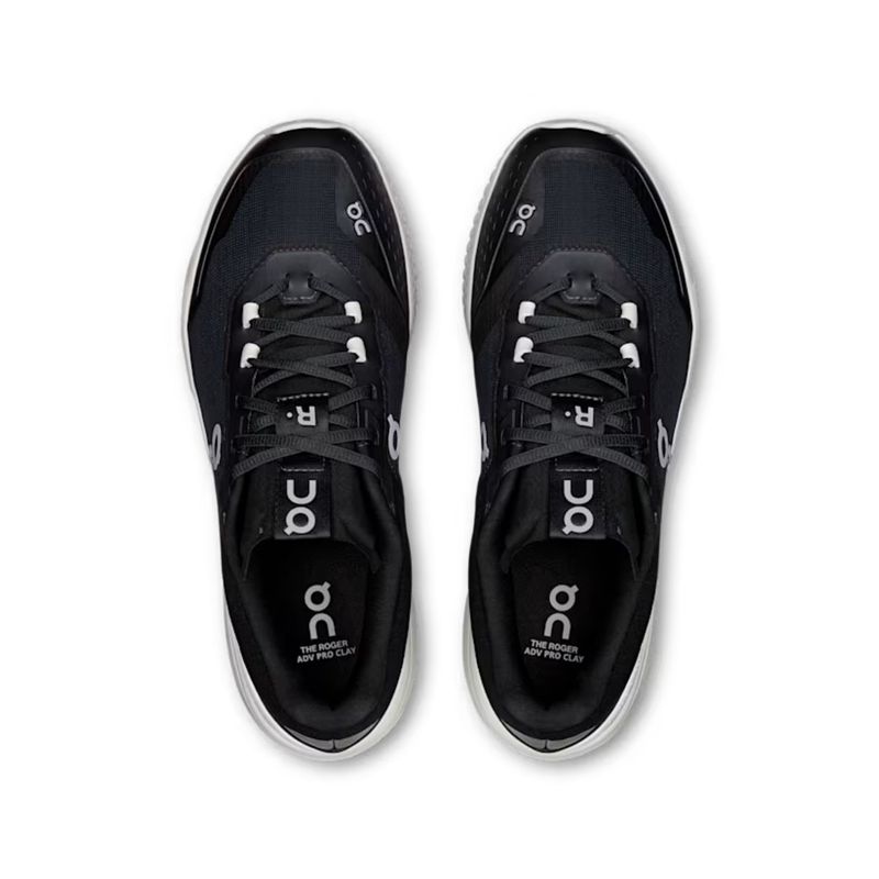 tenis-on-running-the-roger-advantage-pro-pro-clay-masculino-preto-branco