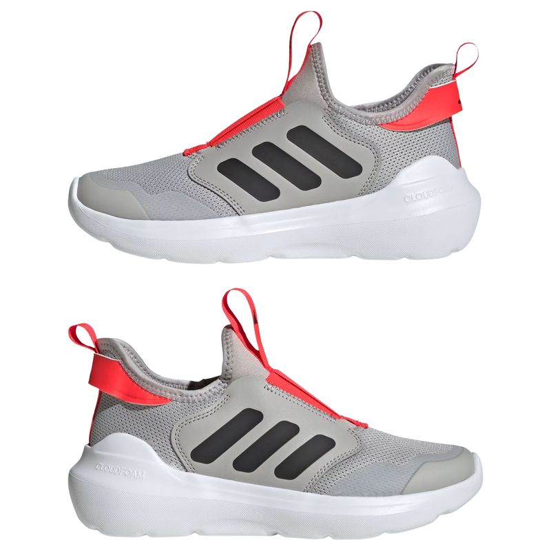 tenis-adidas-tensaur-comfort-juvenil-cinza-preto