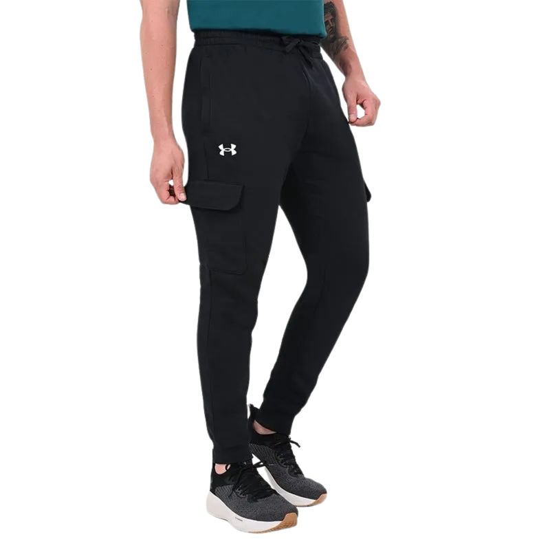 calca-under-amour-rival-fleece-cargo-masculino-preto