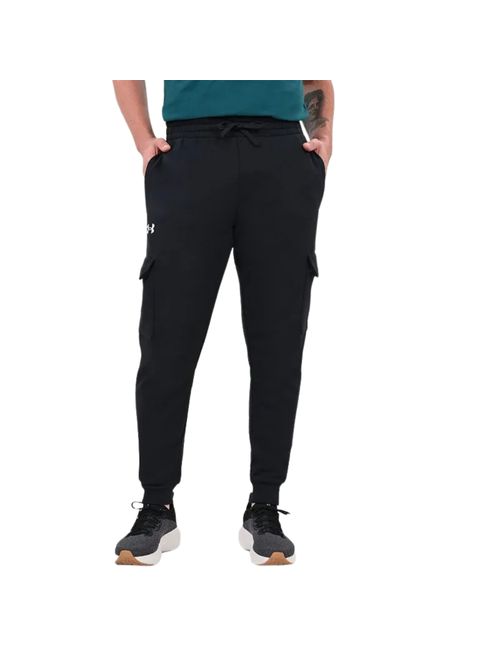 Calça Under Amour Rival Fleece Cargo Masculino - Preto