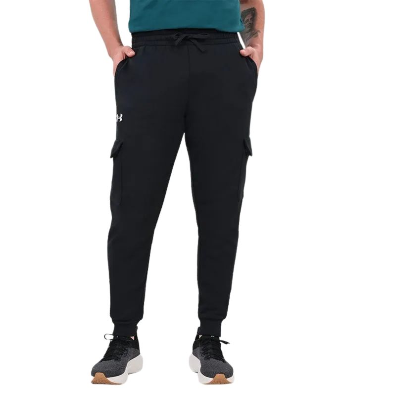 calca-under-amour-rival-fleece-cargo-masculino-preto