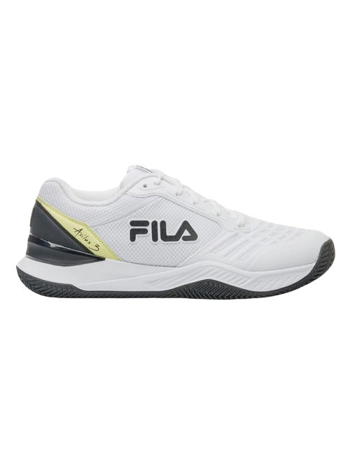 Tênis Fila Axilus 3 Clay Masculino - Branco/Preto