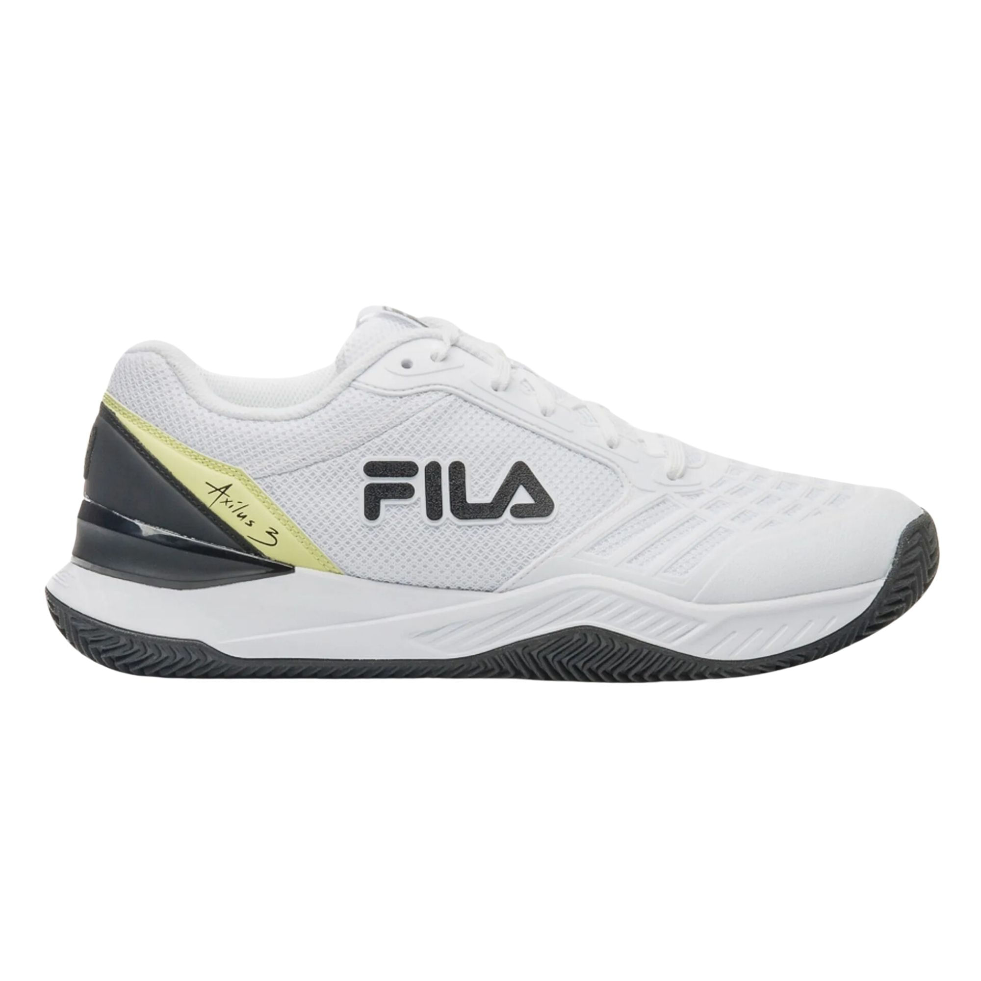 Tênis Fila Axilus 3 Clay Masculino - Branco/Preto