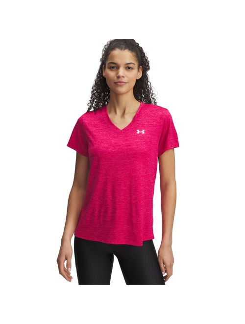Camiseta Under Armour Tech Twist Feminino - Rosa Escuro