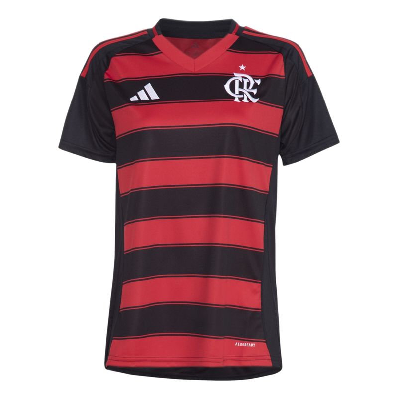 camisa-flamengo-i-25-26-adidas-torcedor-feminina-preta-vermelha