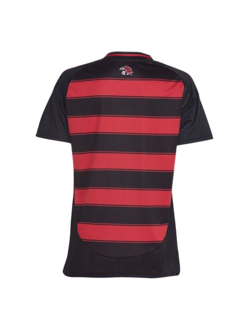 Camisa Flamengo I 25/26 Adidas Torcedora Feminina - Preta/Vermelha