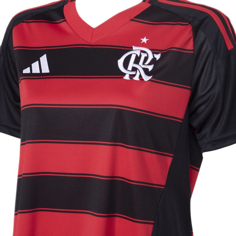 camisa-flamengo-i-25-26-adidas-torcedor-feminina-preta-vermelha