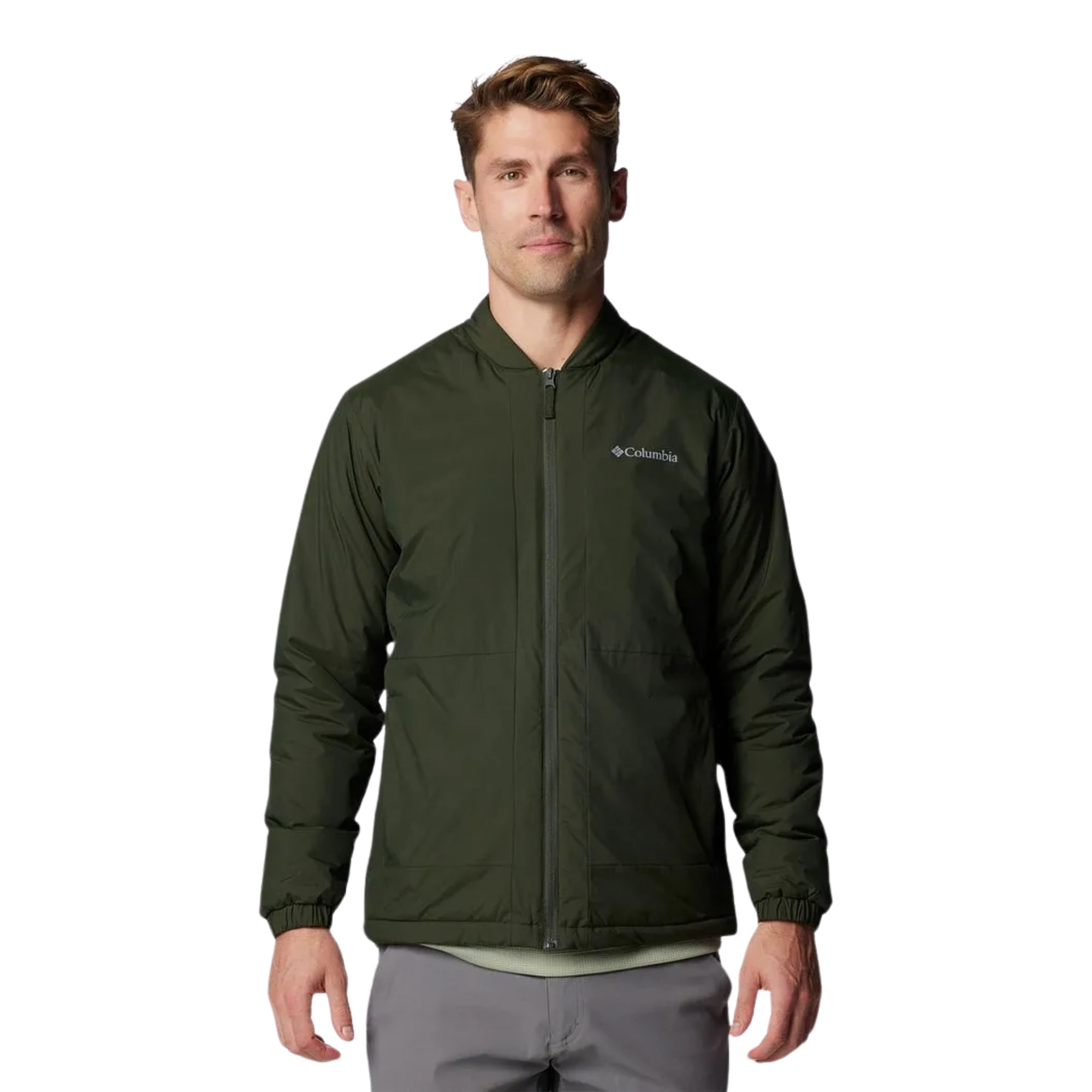 Jaqueta Columbia Black Mesa Masculina - Verde Escuro